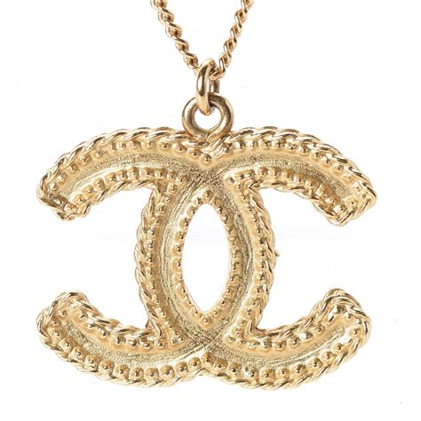 chanel gold cc necklace|Chanel cc necklace price.